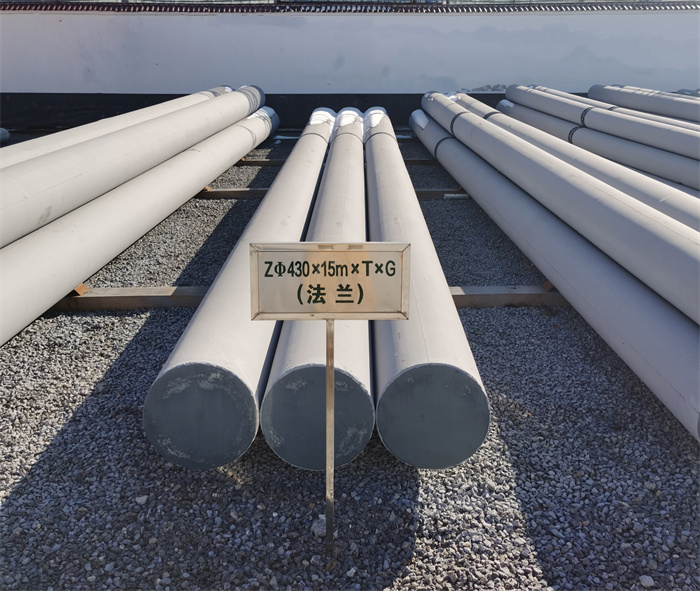 夏津430×15米×T×G砼电力电杆